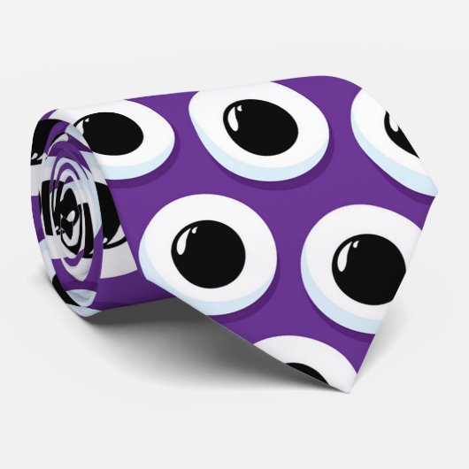 Whimsical Monsters Fun Custom Necktie Tie ネクタイ (ロール)