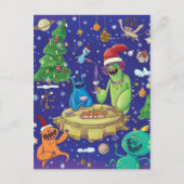 Whimsical Monsters Illustration/  シーズンポストカード (正面)