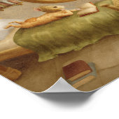 Whimsical mouse Storybook kids Poster ポスター (角)