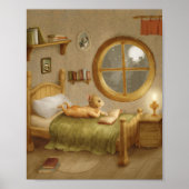 Whimsical mouse Storybook kids Poster ポスター (正面)