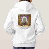 Whimsical Mouse Vendor – Cute Hat Booth Character パーカ (裏面)