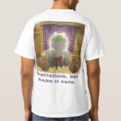 Whimsical Mouse Vendor – Cute Hat Booth Character Tシャツ (裏面)