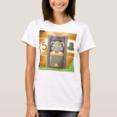 Whimsical Mouse Vendor – Cute Hat Booth Character Tシャツ (正面)