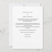 Whimsical MR & MR Gay Christmas Wedding Photo (裏面)