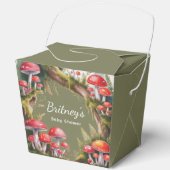 Whimsical Mushroom Baby Shower フェイバーボックス (正面)
