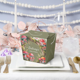 Whimsical Mushroom Baby Shower フェイバーボックス