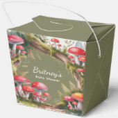 Whimsical Mushroom Baby Shower フェイバーボックス (裏面)