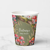 Whimsical Mushroom Baby Shower 紙コップ (正面)