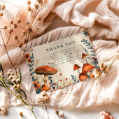Whimsical Mushroom Forest Wedding サンキューカード