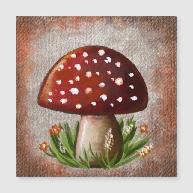 Whimsical Mushroom & Fungi Motif – Nature-Inspired (正面)