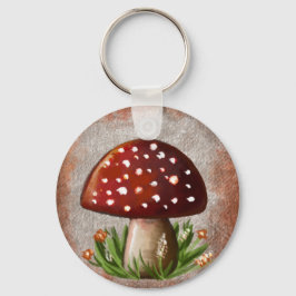 Whimsical Mushroom & Fungi Motif – Nature-Inspired キーホルダー