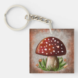Whimsical Mushroom & Fungi Motif – Nature-Inspired キーホルダー