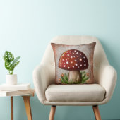 Whimsical Mushroom & Fungi Motif – Nature-Inspired クッション (椅子)