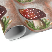 Whimsical Mushroom & Fungi Motif – Nature-Inspired ラッピングペーパー (ロールコーナー)