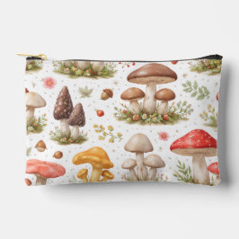 Whimsical Mushroom Pattern – Vintage Botanical  アクセサリーポーチ