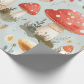 Whimsical Mushroom Wrapping Paper ラッピングペーパー (角)