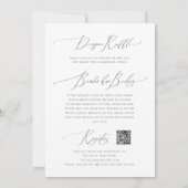  whimsical neutral | フォトオールインワン ベビーシャワー 招待状 (裏面)