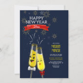 Whimsical New Year 招待状 (正面)