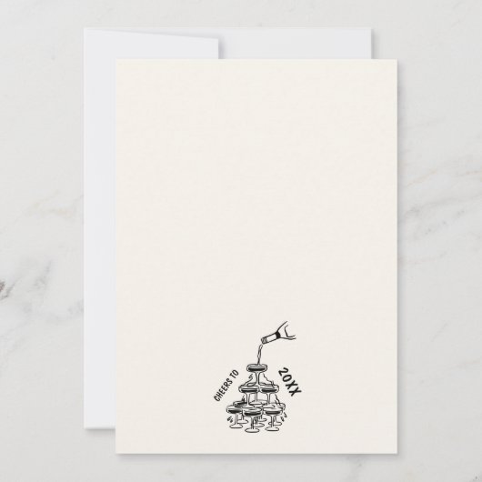 Whimsical New Year's Eve Party 招待状 (裏面)