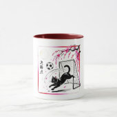 Whimsical Night Scene Mug Perfect for Soccer Lover マグカップ (中央)