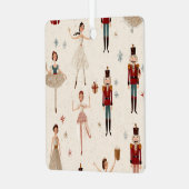 Whimsical Nutcraker Christmas Ornament メタルオーナメント (正面左)