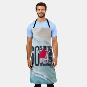 Whimsical Ocean Waves 60 Percent Off Ignorance All エプロン (着用した状態)