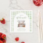 Whimsical Off the Market Farmer Bridal Shower スタンダードカクテルナプキン (インサイチュ)