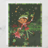 Whimsical Official Letter from Santa Desk with Elf (裏面)