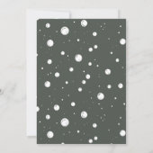 Whimsical One Silly Goose 1st Birthday 招待状 (裏面)