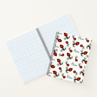 Whimsical Onion Pattern Notebook ノートブック