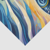 Whimsical Orca Whale Beach Coastal Decoupage  薄葉紙 (詳細)