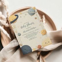 Whimsical Outer Space Baby Shower