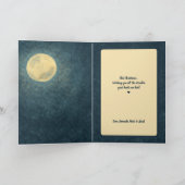 Whimsical Owl Family Christmas Cozy Winter Night シーズンカード (内部)