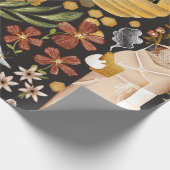 Whimsical Painted Bee Hives Beekeeper Honey ラッピングペーパー (角)