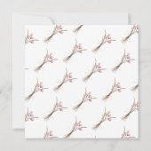 Whimsical Pajama Animals: Baby Shower Bingo カード (裏面)