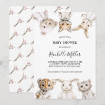 Whimsical Pajama Parade: Baby Shower Invitation 