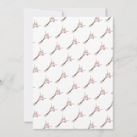 Whimsical Pajama Parade: Baby Shower Invitation  招待状 (裏面)