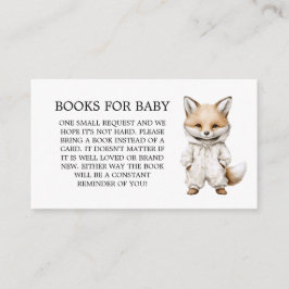 Whimsical Pajama Parade Fox Books for Baby エンクロージャーカード