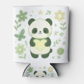 Whimsical Panda Heart Can Cooler 缶クーラー (正面)
