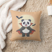 Whimsical Panda Wizard with Magic Hat クッション (ブランケット)