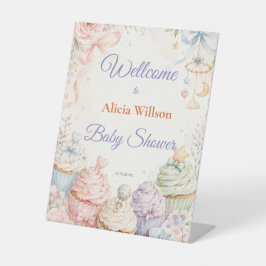 Whimsical Pastel Baby Shower 台座サイン