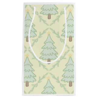 🎁 Whimsical Pastel Christmas Gift Bag  スモールペーパーバッグ