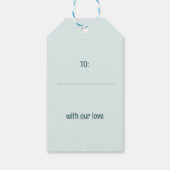 Whimsical Pastel Illustration 12 Days of Christmas ギフトタグ (裏面)