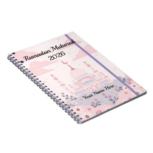 Whimsical Pastel Islamic Art ノートブック (右側)