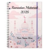 Whimsical Pastel Islamic Art ノートブック (正面)