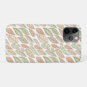 Whimsical Pastel Leaf Art Protective  Case-Mate iPhoneケース (裏面(横))