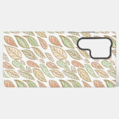 Whimsical Pastel Leaf Art Protective  Samsung Galaxyケース (裏面横)