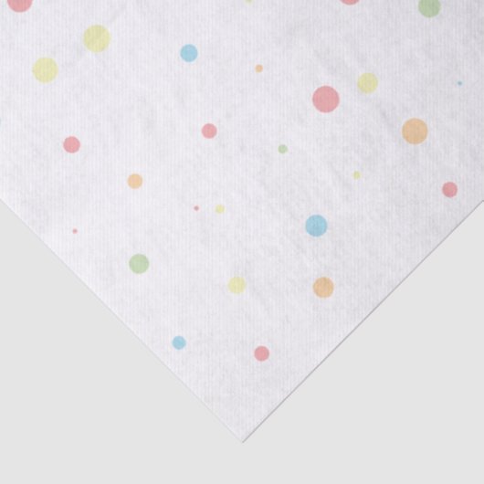 Whimsical Pastel Polka Dot Christmas Tree 薄葉紙 (詳細)