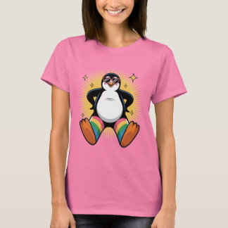 Whimsical Penguin Caroon Tシャツ