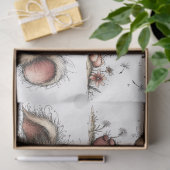 Whimsical Pig and Mouse in Spring 薄葉紙 (ギフト)